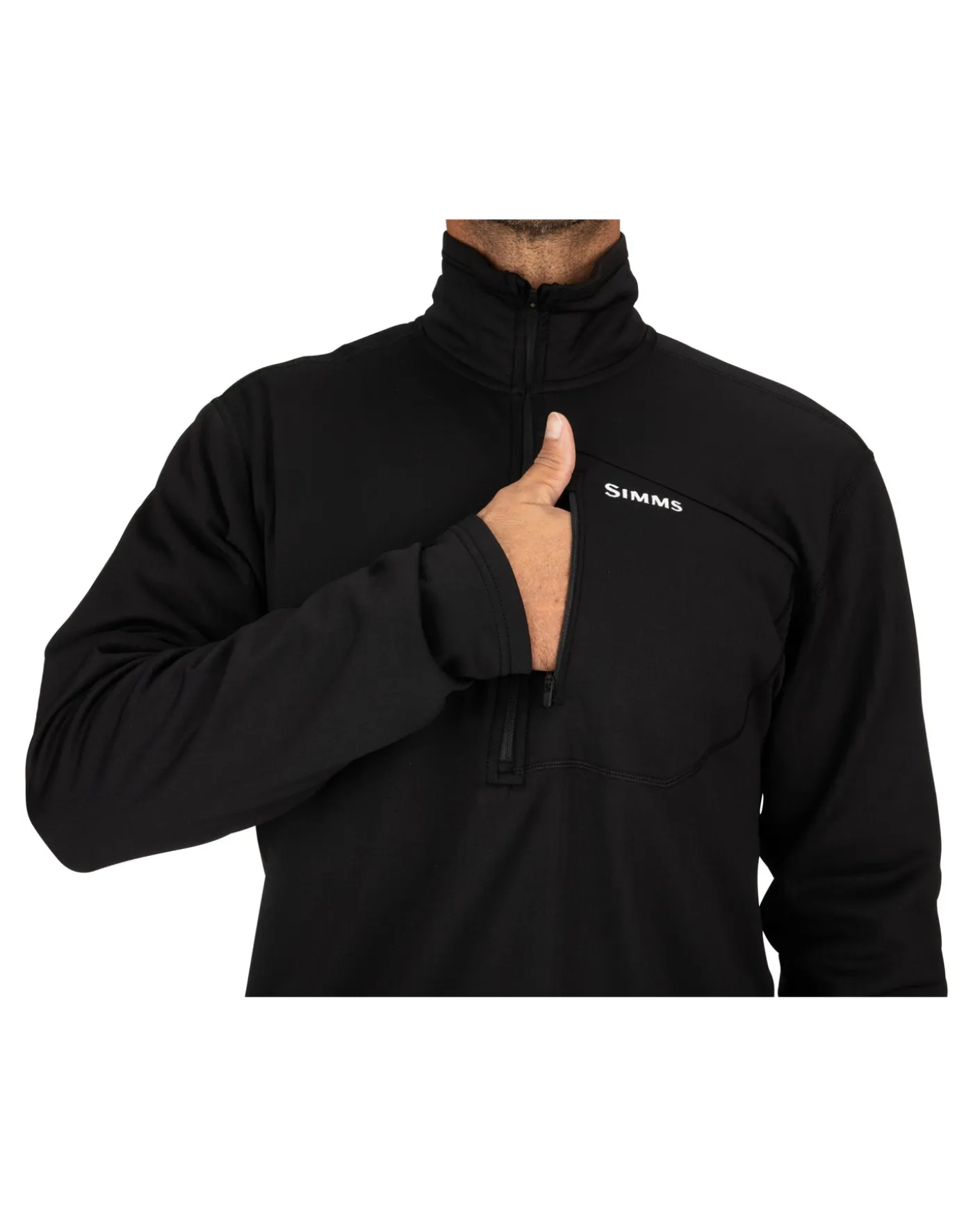 Men's Thermal Qtr Midlayer Zip Top