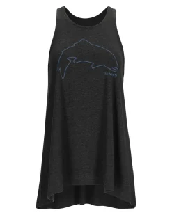 Women's Trout Outline Tank Top