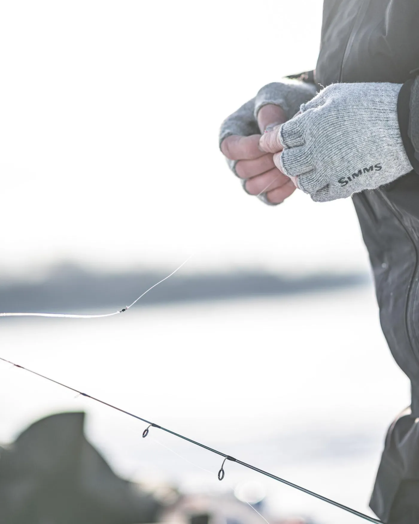 Wool Half-Finger Glove